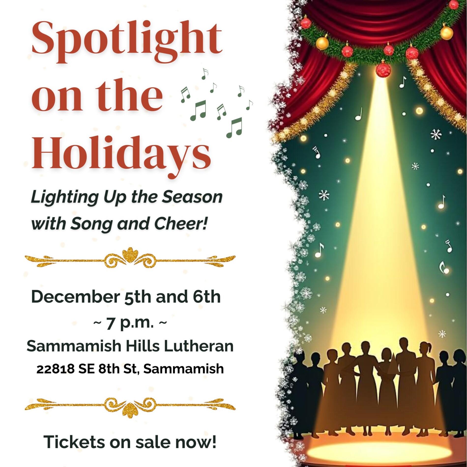 Website - Spotlight on the Holidays (8 x 8 in)
